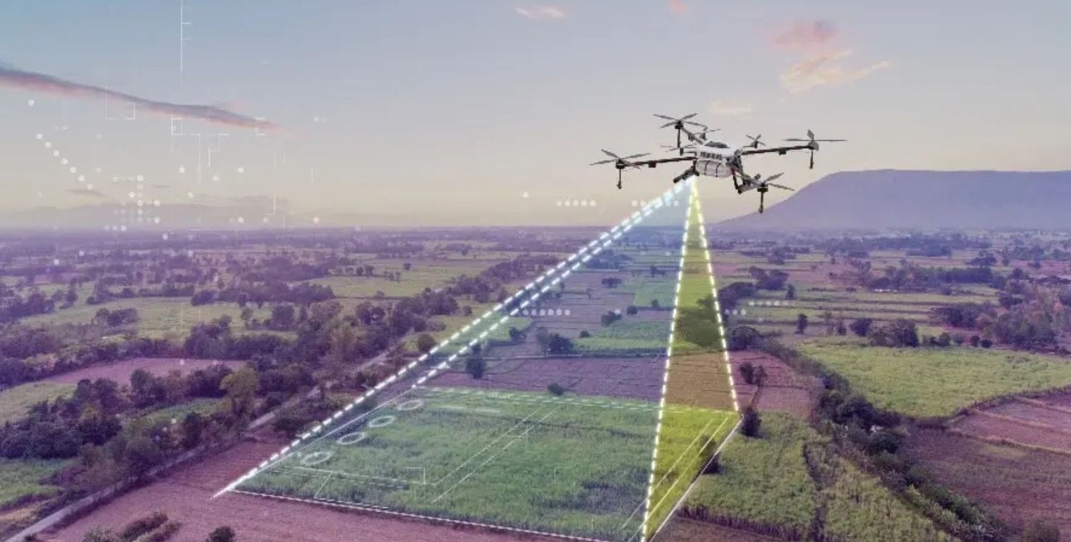 Drone en vol
